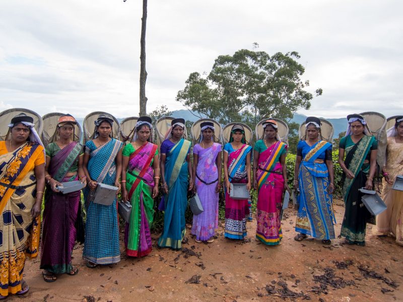 Sri Lankan natives in traditional dress